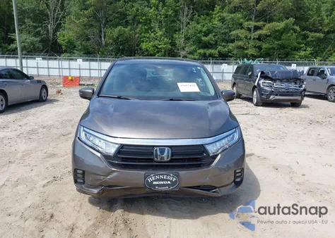 2023 Honda Odyssey Elite из США, поврежденный, VIN 5FNRL6H92PB009346